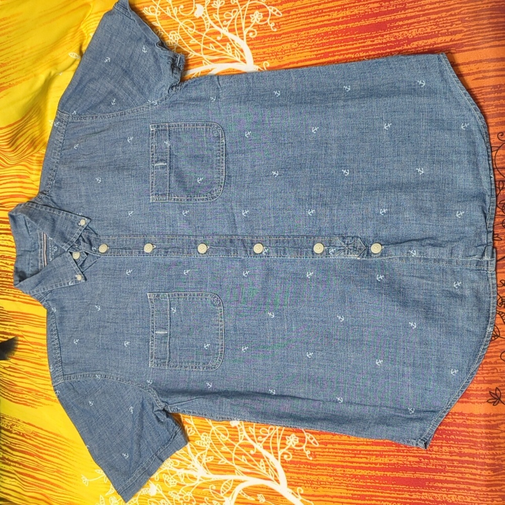 Arizona Jeans Co. Men's Button Up Shirt, Used, Size M